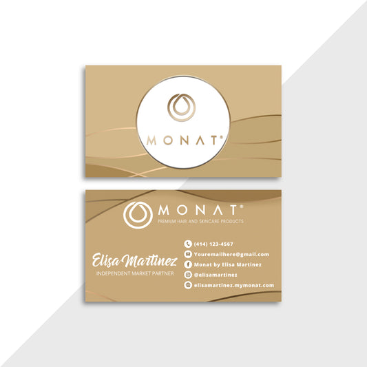 Luxury Monat Business Card, Personalized Monat Business Cards MN146
