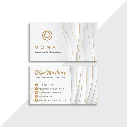 Luxury Monat Business Card, Personalized Monat Business Cards MN148