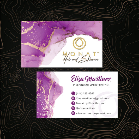 Monat Business Card, Personalized Monat Business Cards MN152