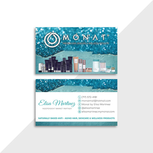 Marble Monat Business Card, Personalized Monat Business Cards MN165
