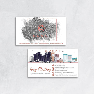 Marble Monat Business Card, Personalized Monat Business Cards MN171