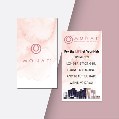 Pink Monat Marketing Bundle, Personalized Monat Full Kit Business Cards MN201