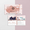 Glitter Modern Monat Business Card, Personalized Monat Business Cards MN98