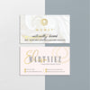 White Marble Monat Business Card, Personalized Monat Business Cards MN99