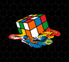 Melting Rubik's Cube, Cube Toy, Rubik Fan, Love Rubik, Cube Player Gift, Png Printable, Digital File
