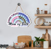 This Boy & Girl Twin-rainbow Plywood Sign is a unique and thoughtful way to show Mom your love this Mother's Day. Expertly crafted and personalized with the names of her children, this durable sign is laser engraved on high quality plywood for a lasting reminder of your love.