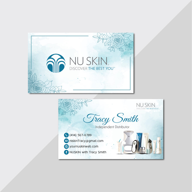 Personalized Nu Skin Business Cards, Printable NuSkin Business Cards