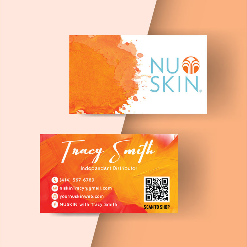 Personalized Nu Skin Business Cards, Printable NuSkin Business Cards