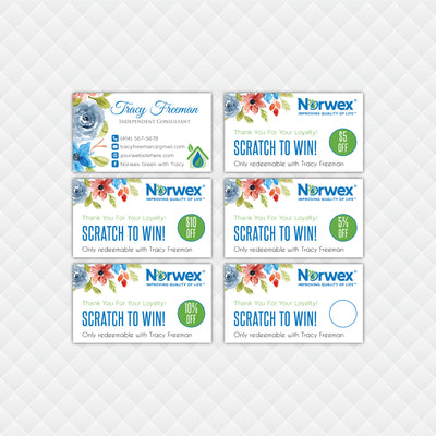 Norwex Marketing Bundle, Personalized Norwex Full Kit Business Cards NR11