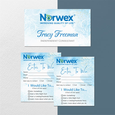 Norwex Marketing Bundle, Personalized Norwex Full Kit Business Cards NR28