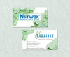 Green Watercolor Norwex Business Card, Personalized Norwex Business Card NR30