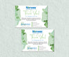 Green Norwex Thank You Cards, Personalized Norwex Business Card NR30