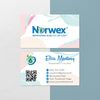 Watercoler Norwex Business Card QR Code , Personalized Norwex Business Cards NR44