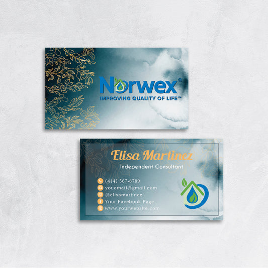Luxury Norwex Business Card, Personalized Norwex Business Cards NR52