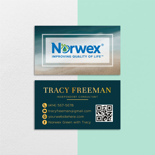 Printable Norwex Business Card, Personalized Norwex Business Cards NR64