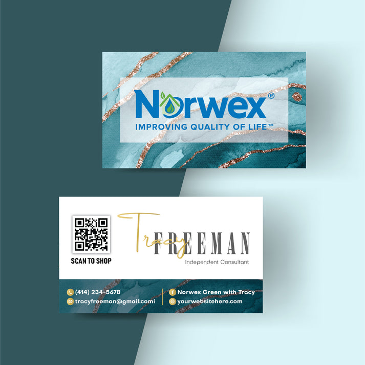 Printable Norwex Business Card, Personalized Norwex Business Cards NR6 – Canary Houze