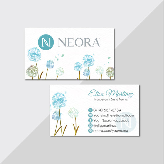 Personalized Neora Business Cards, Neora Business Cards NR09