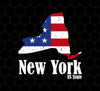 New York Lover, American Flag, 4th Of July, Patriotic Gift, Love New York, Png Printable, Digital File