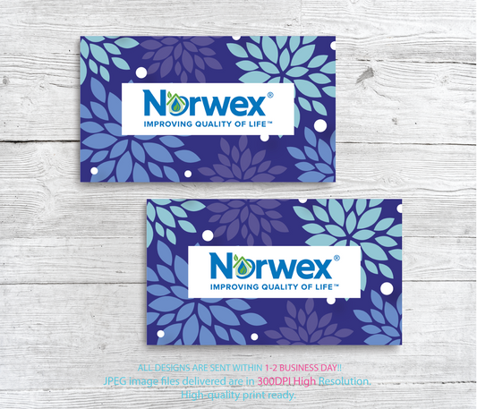 Copy of Luxury Norwex Business Card, Personalized Norwex Business Cards NR17