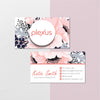 Personalized Plexus Business Cards, Printable Pink Plexus Business Cards PL06