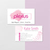 Personalized Plexus Business Cards, Printable Pink Plexus Business Cards PL05
