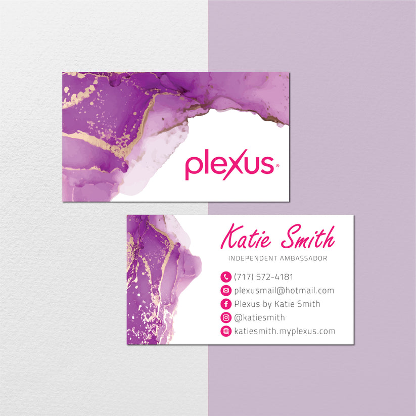 Personalized Plexus Business Cards, Printable Plexus Business Cards ...