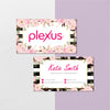 Personalized Plexus Business Cards, Floral Plexus Business Cards PL09