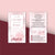 Pink Watercolor Natural Plexus QR Code Business Cards, Personalized Plexus Business Cards PL11
