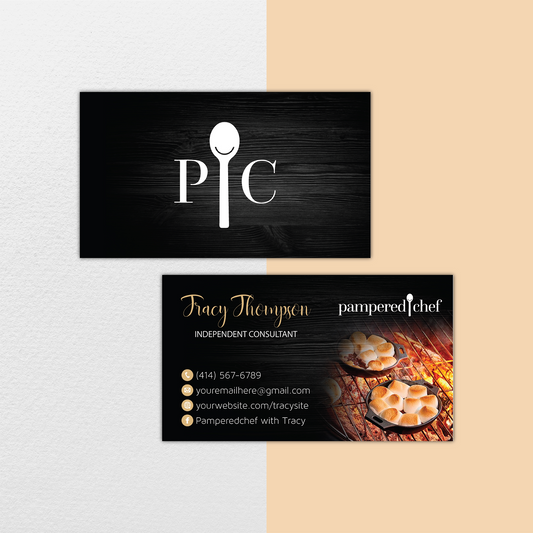 Pampered Chef Business Card, Personalized Pampered Chef Business Cards PPC06