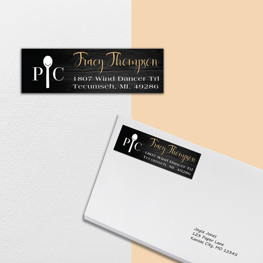 Pampered Chef Address Label, Personalized Pampered Chef Business Cards PPC06