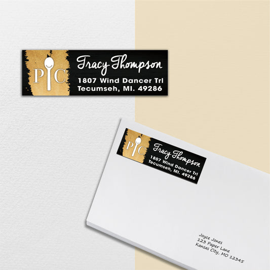 Restaurant Pampered Chef Address Label, Personalized Pampered Chef Business Cards PPC13