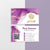 Pruvit Cards, Personalized Pruvit Business Cards, Pruvit QR Code Card, Purple Pruvit PV08
