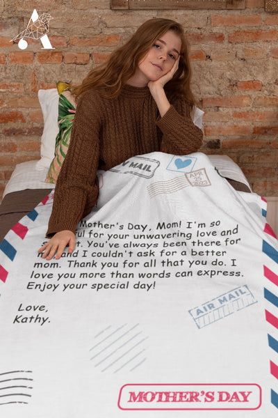 Mother Day Blanket Gift, Personalized Blanket - Gift For Mother Day BL01