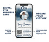 Blue Gold Digital ZYIA Business Card, Ecard Zyia Custom Qr Code, Ecard ZYIA Template, Personalized Zyia QR Code, Custom Zyia Cards ZA54