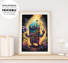 Swamp Yeti Minion Hella Evil, Flower Minion Lover, Lovely Art, Poster Design, Printable Art