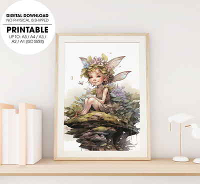 Cute Fairy, Beautiful Landscape Little Fairy