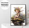 Cute Fairy, Beautiful Landscape Little Fairy