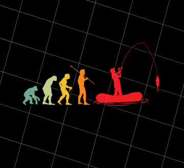 Retro Fishing Evolution Png, Angler Fishing Png, Sport Fishing Png, Png Printable, Digital File