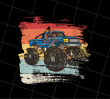 Retro Monster Truck Png, Gift For Monster Truck Png, Driver Lover Gift Png, Png Printable, Digital File