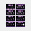 Editable Violet Lash Scentsy Scratch To Win Card, Personalized Scentsy Business Cards SS13