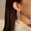 Gold Silver Color Metal Butterfly Earring Clips Without Piercing For Women Sparkling Zircon Earring Cuff Clip Earrings Wedding Jewelry