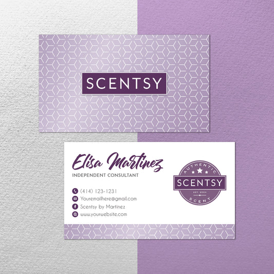 Modern Style Scentsy Business Card, Personalized Scentsy Business Cards SS01