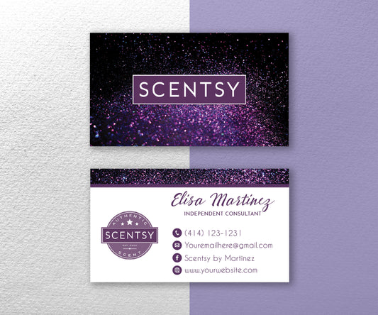Galaxy Scentsy Business Card, Personalized Scentsy Business Cards SS02