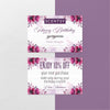 Flower Scentsy Birthday Card, Personalized Scentsy Business Cards SS06