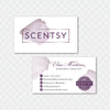 Violet Watercolor Scentsy Business Card, Personalized Scentsy Business Cards SS11