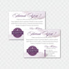 Violet Watercolor Scentsy Thank You Card, Personalized Scentsy Business Cards SS11