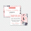 Pink Floral Scentsy Birthday Cards, Personalized Scentsy Business Cards SS12