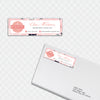 Pink Floral Scentsy Address Label Card, Personalized Scentsy Business Cards SS12