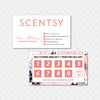 Pink Floral Scentsy Marketing Bundle, Personalized Scentsy Full Kit Business Cards SS12