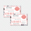 Pink Floral Scentsy Refer A Friend Cards, Personalized Scentsy Business Cards SS12